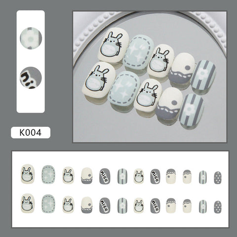 Mini Press On Nails 24pcs/Set  K004