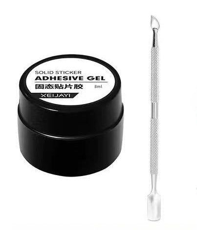 Solid Nail Gel Glue for Press On Nails And Soft Gel Nail Tips - 4g